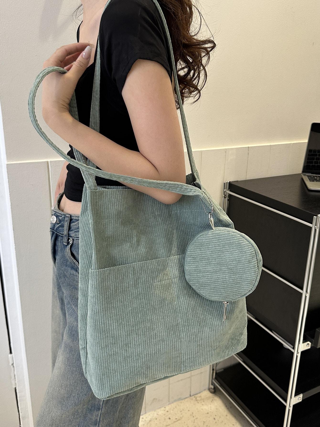 miętowa torebka shopper