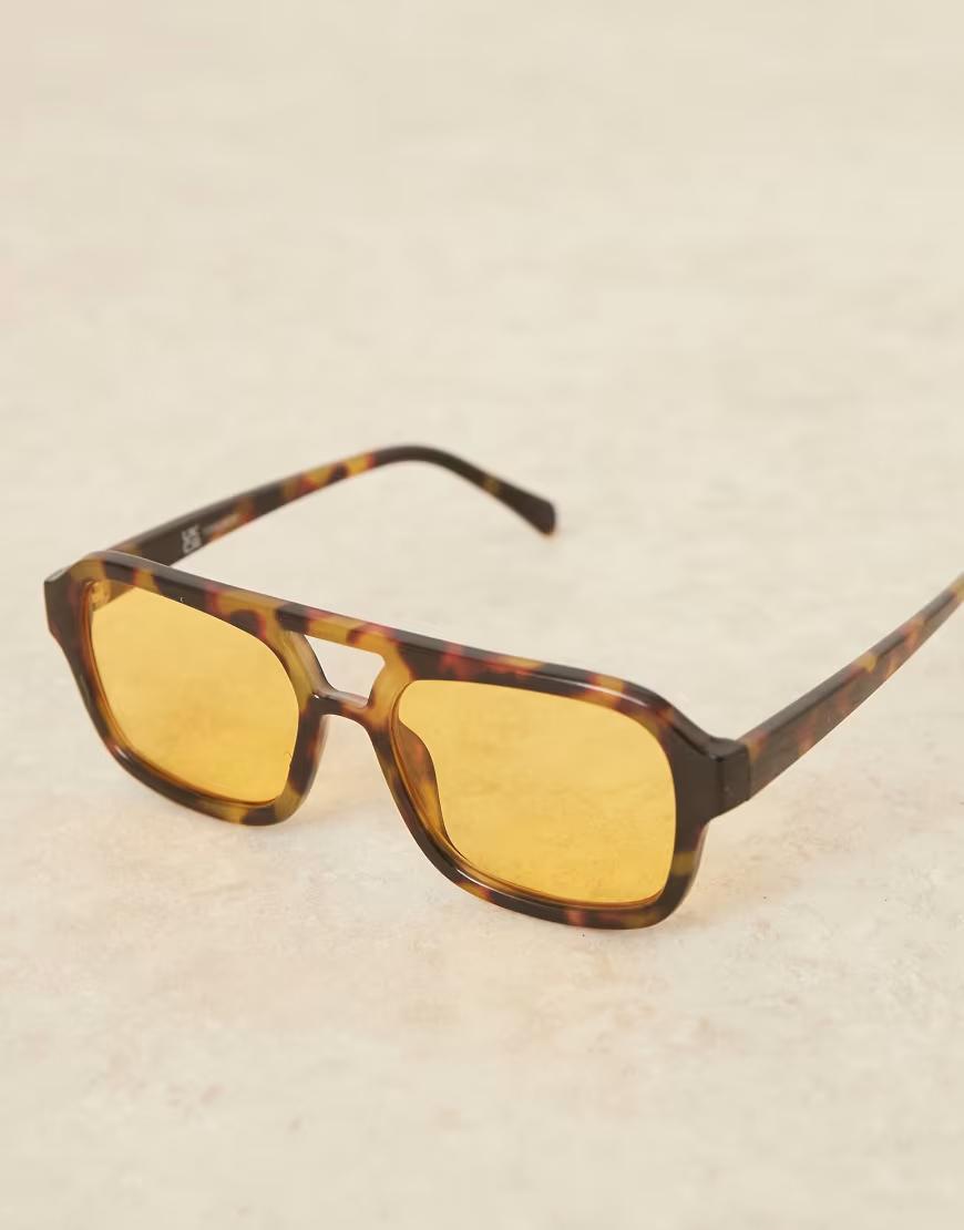 brązowe OKULARY PRZECIWSŁONECZNE animal print