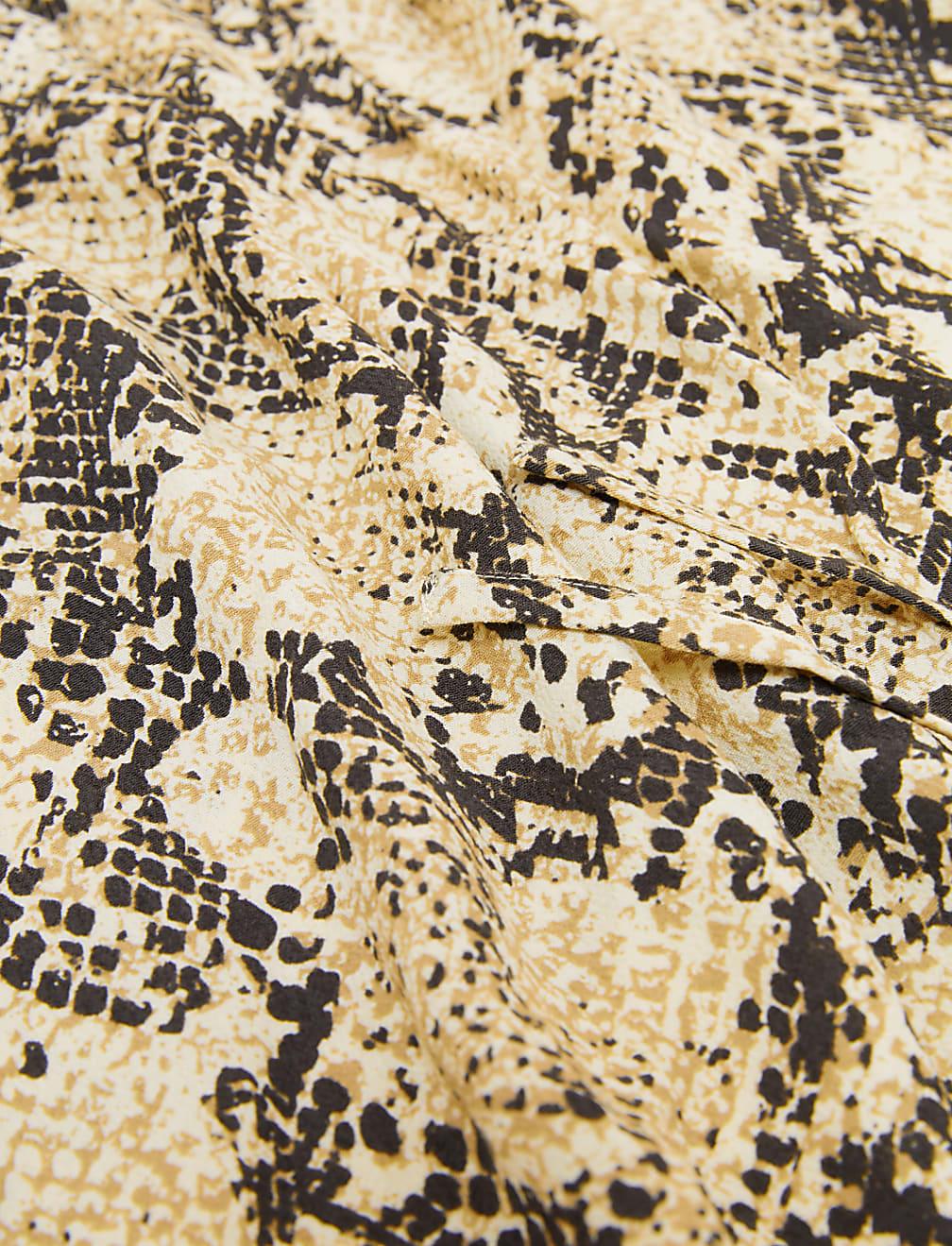 MIDI SPÓDNICA SNAKE PRINT T42-2982-V4