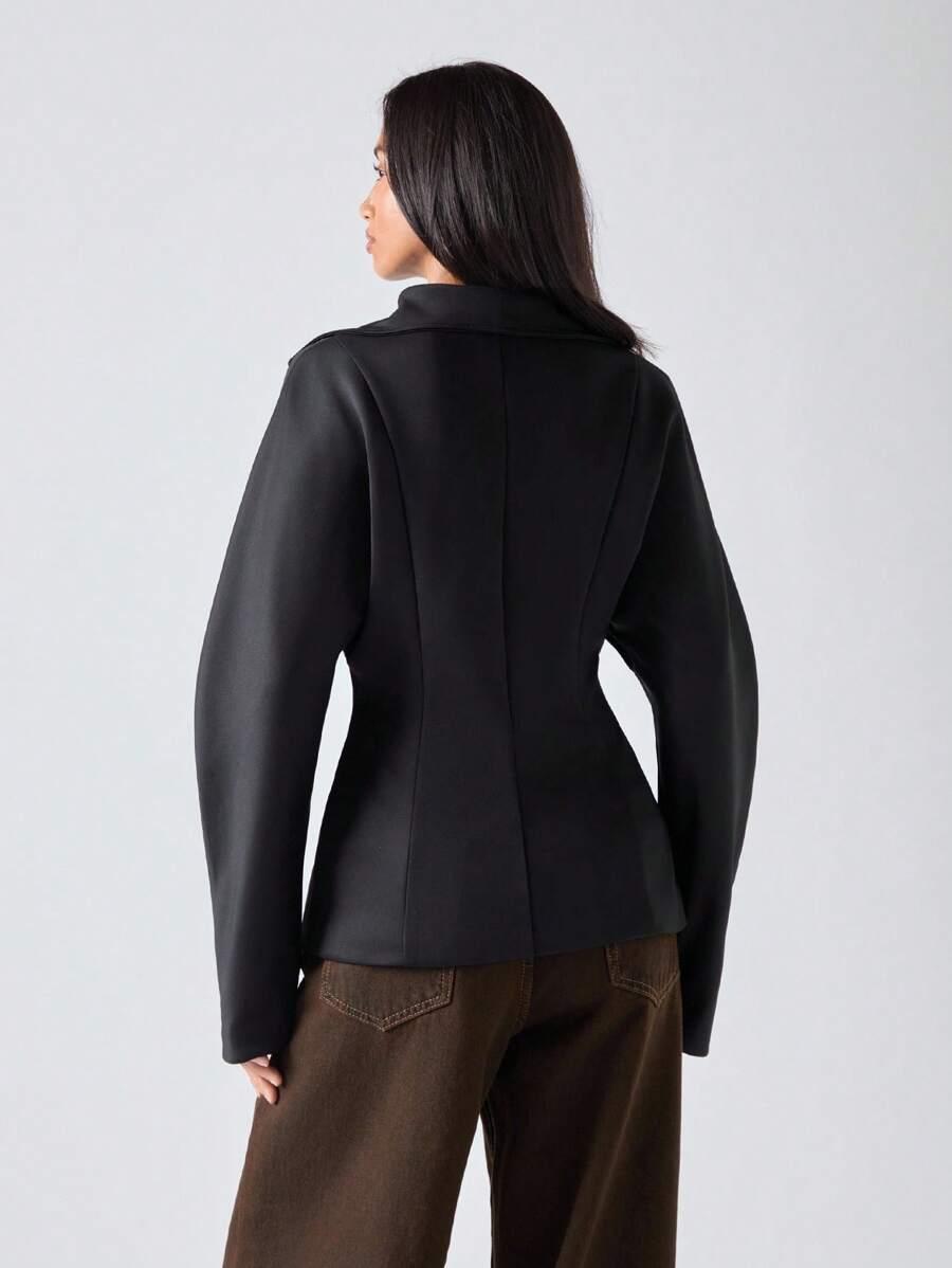 czarna bluza zamek