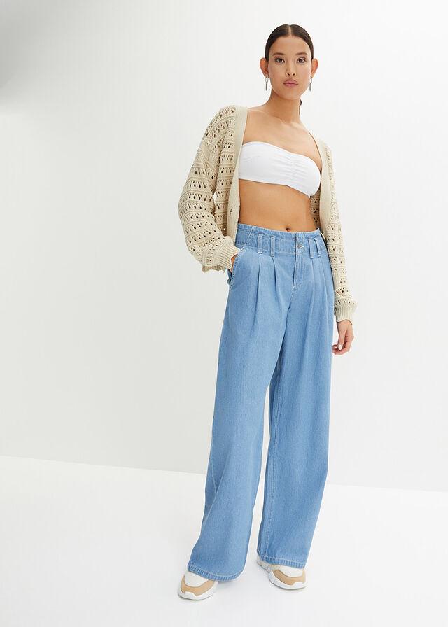 NIEBIESKIE SPODNIE JEANS 