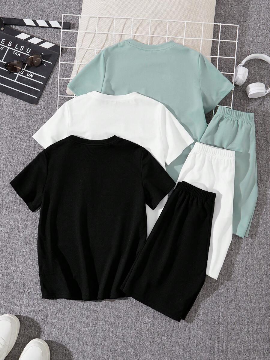 T-shirt spodenki komplet 3-pack