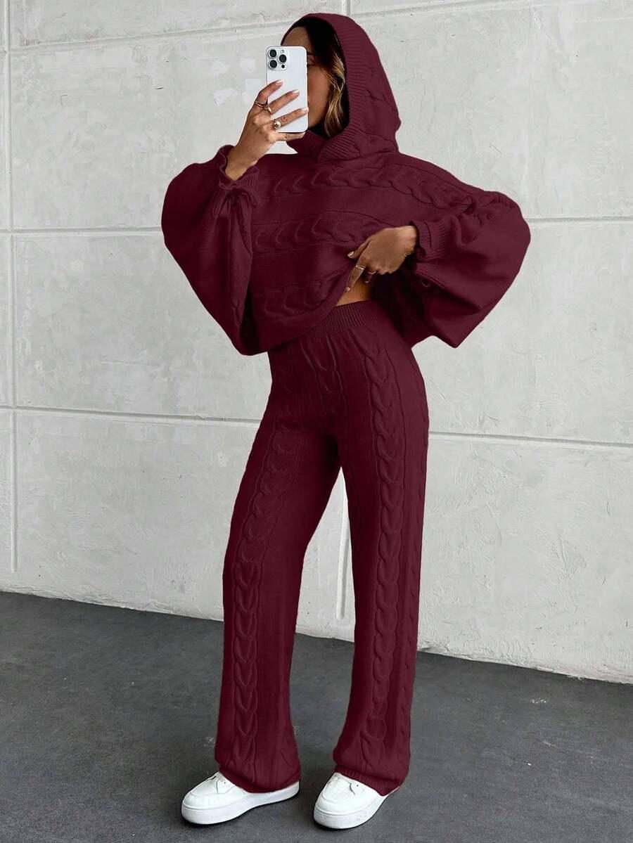 KOMPLET SWETER SPODNIE