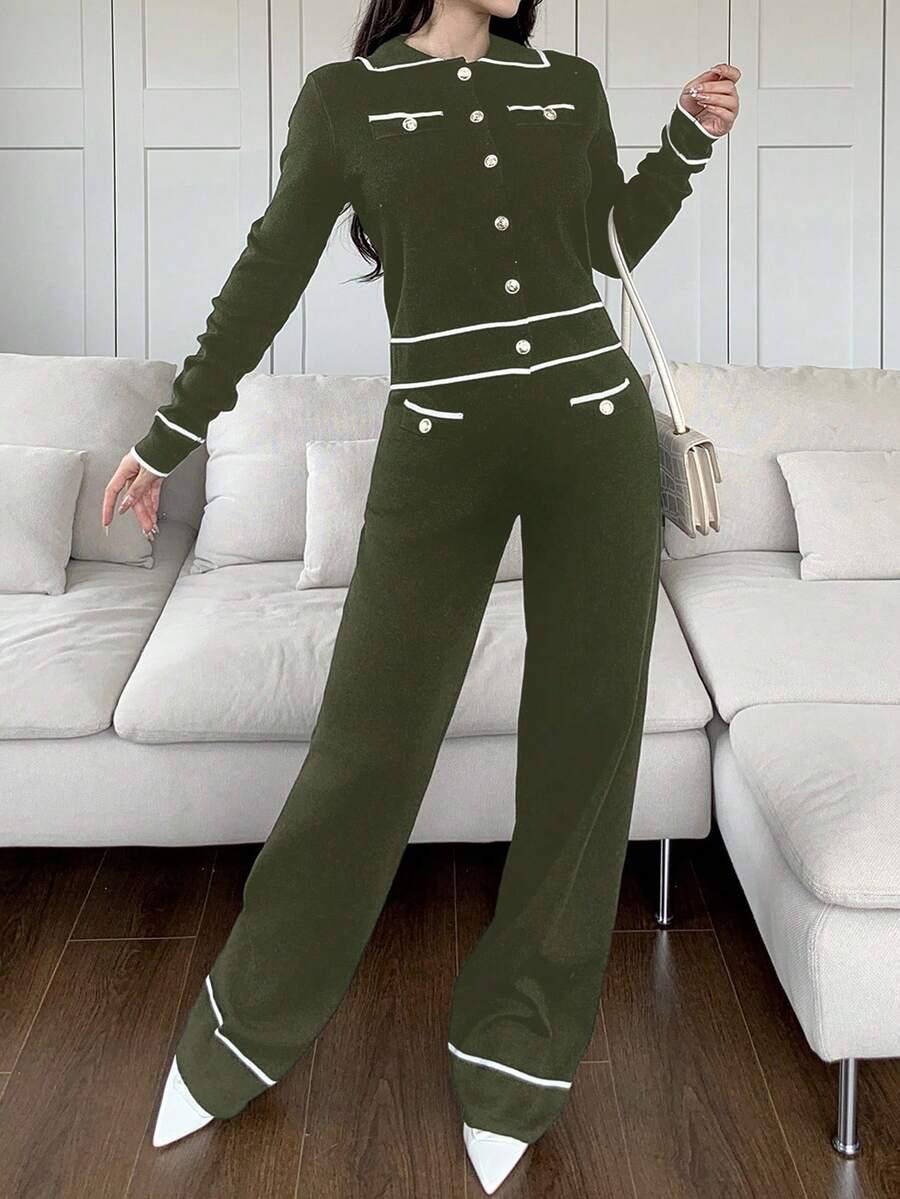 SPODNIE SWETER KOMPLET 