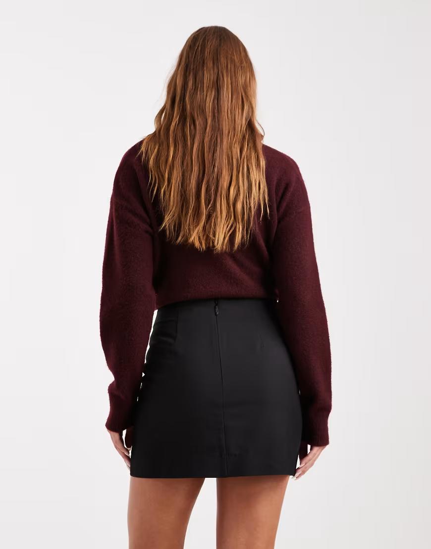 CZARNA MINI SPÓDNICA 