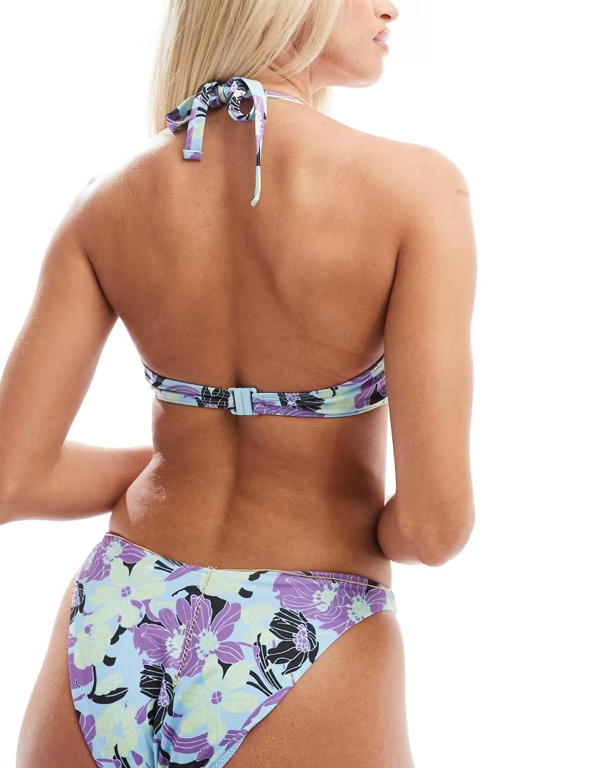GÓRA OD BIKINI WZÓR KWIATY
