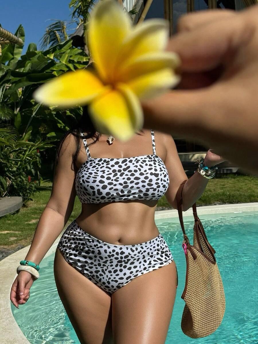 DÓŁ OD BIKINI animal print