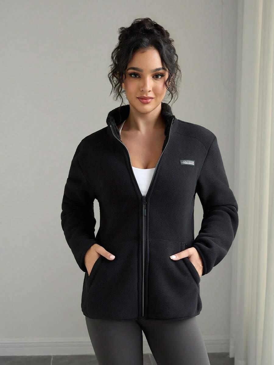CZARNA BLUZA KIESZENIE