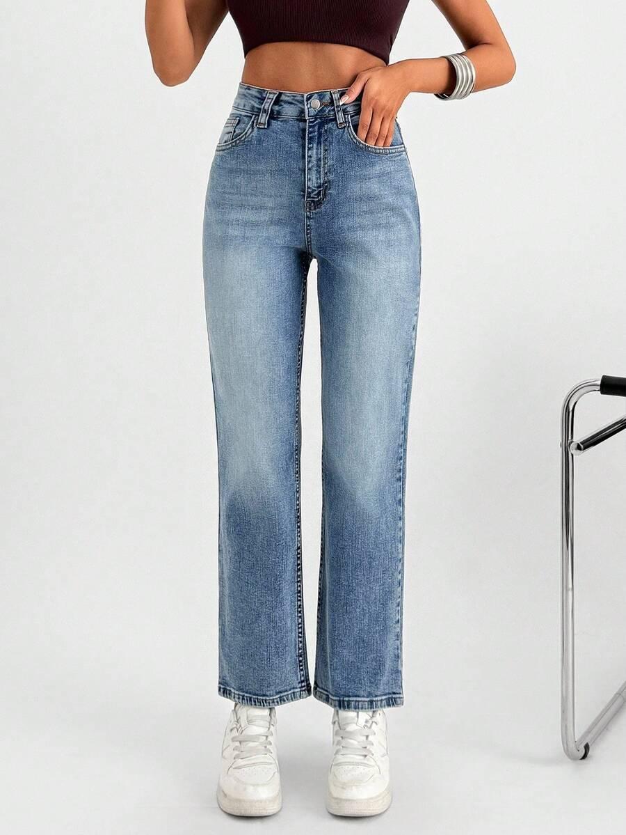 spodnie proste nogawki jeans
