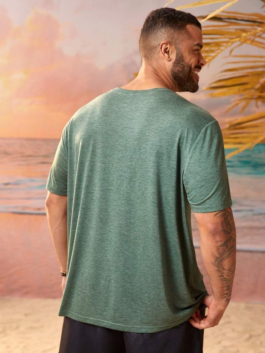 ZIELONY T-SHIRT KRÓTKI RĘKAW