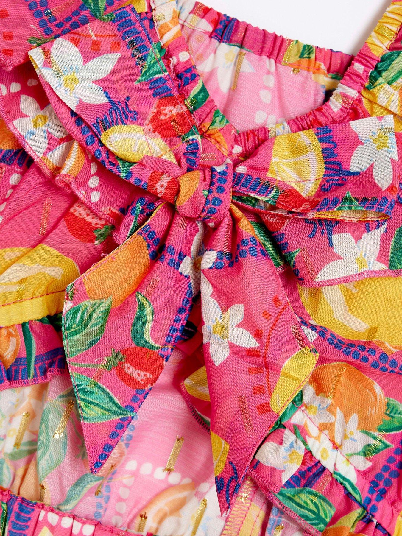 RIVER ISLAND KOMBINEZON DZIEWCZĘCY PLAŻOWY 11-12Y