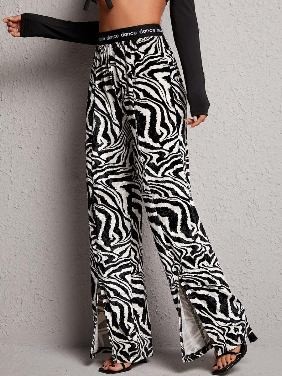 spodnie animal print