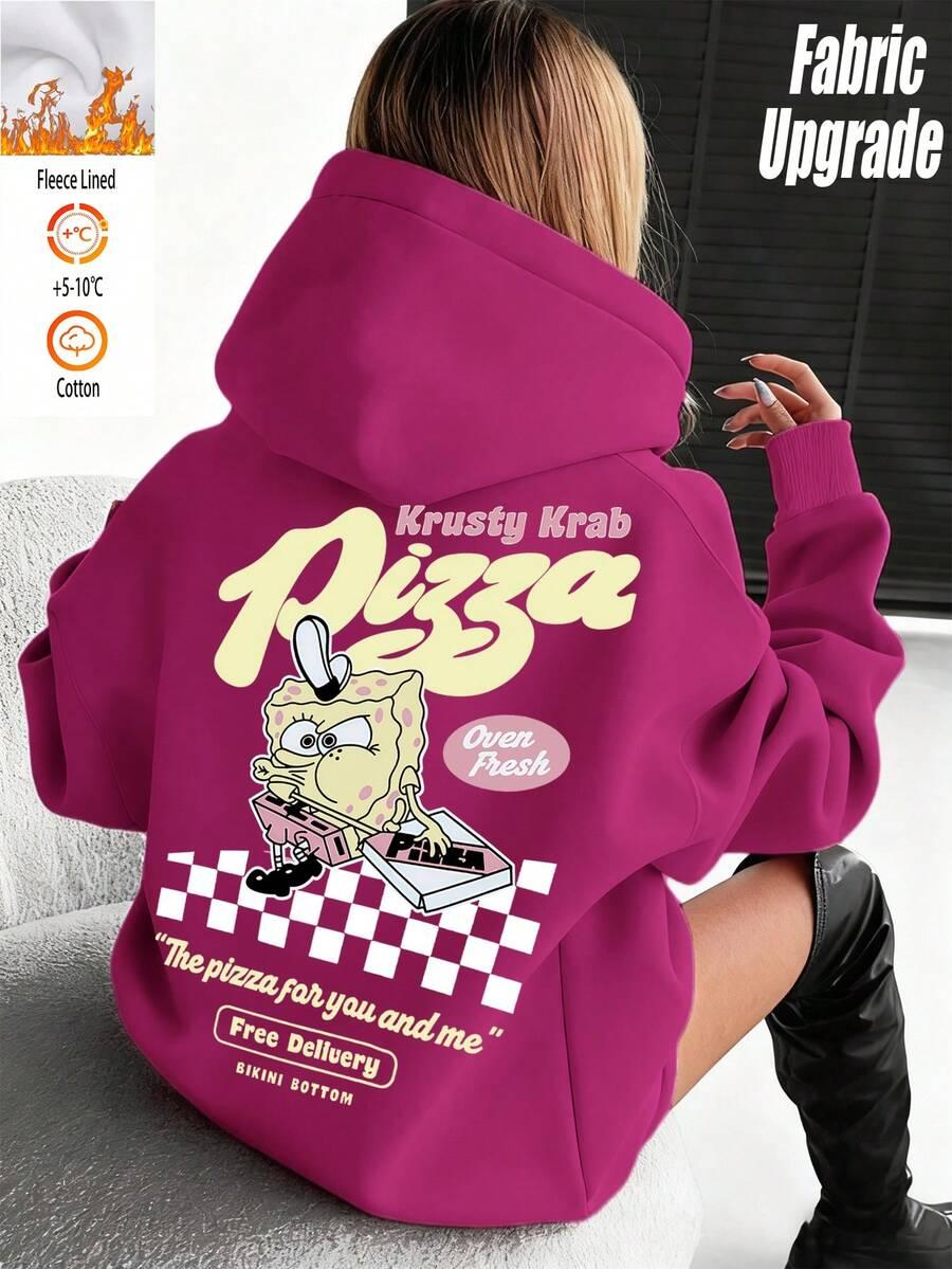 RÓŻOWA BLUZA KAPTUR