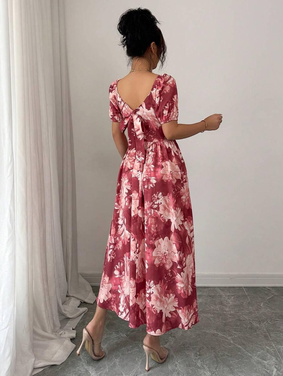 midi sukienka print 