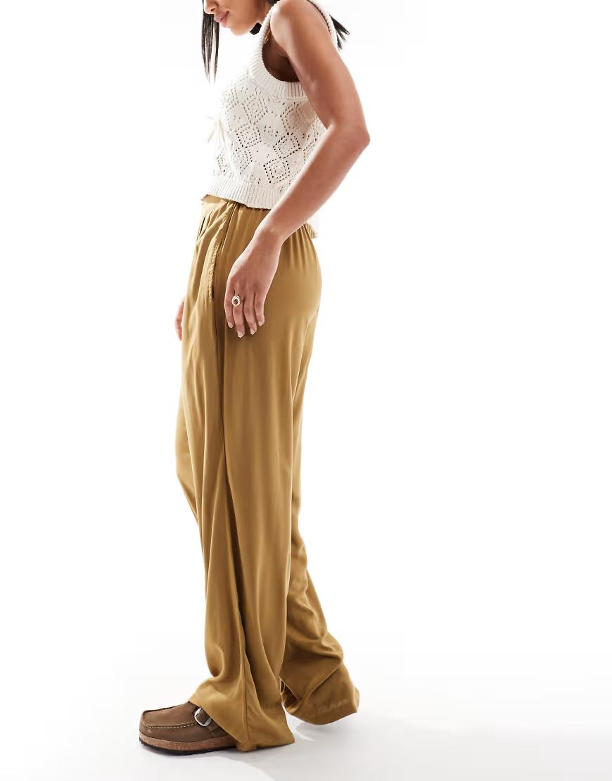 SPODNIE WYSOKI STAN CASUAL