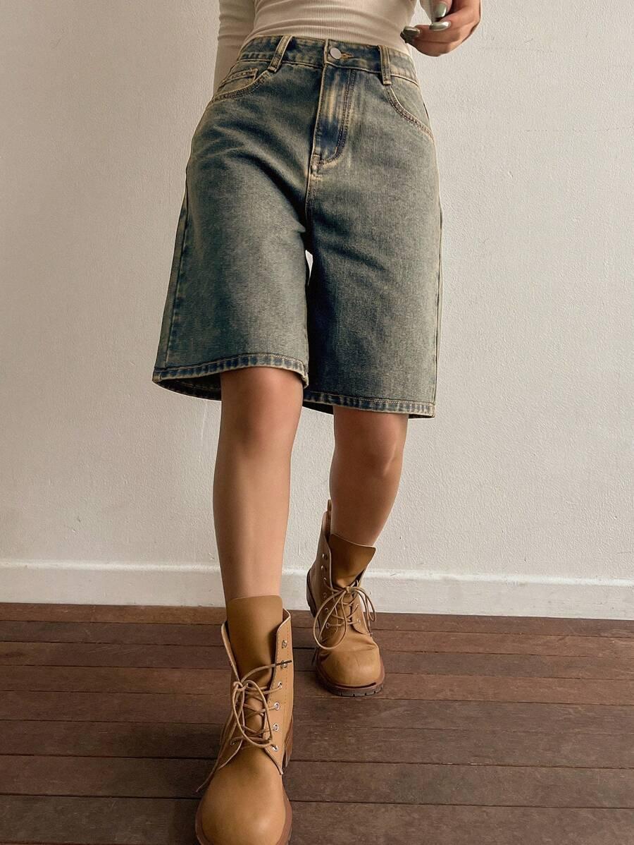 spodenki jeans kieszenie