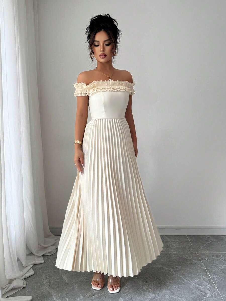 SUKIENKA MAXI PLISOWANA