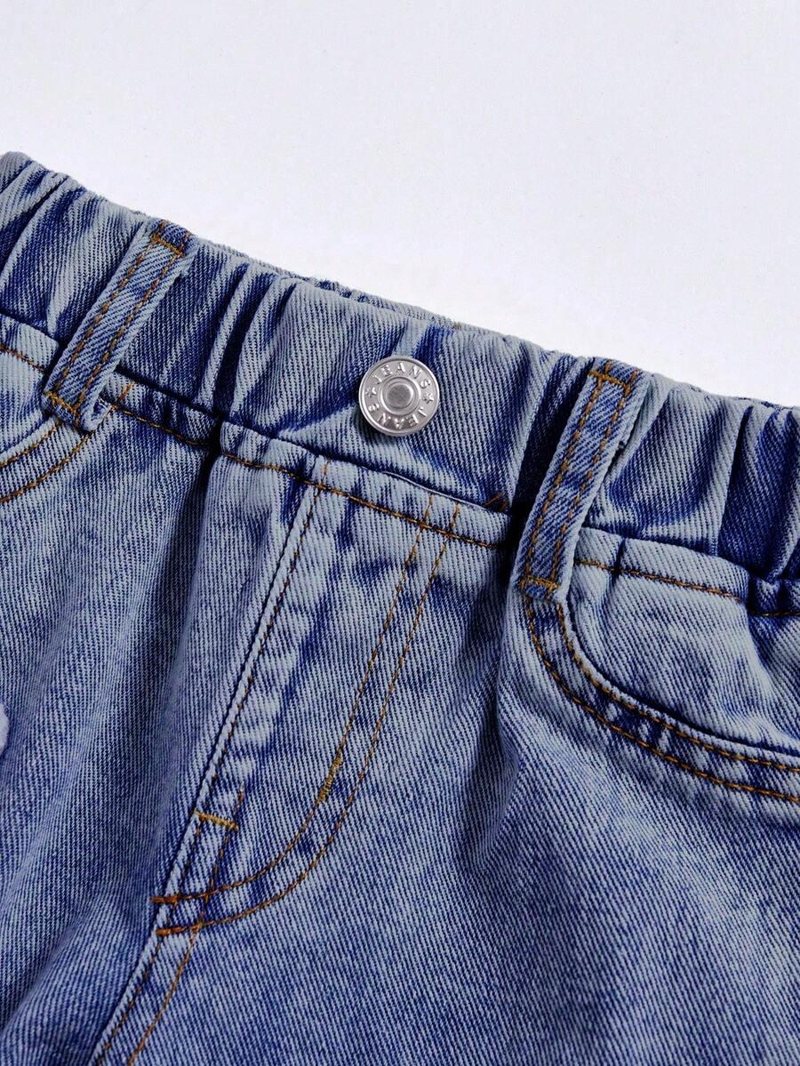 spodnie jeans zdobienie
