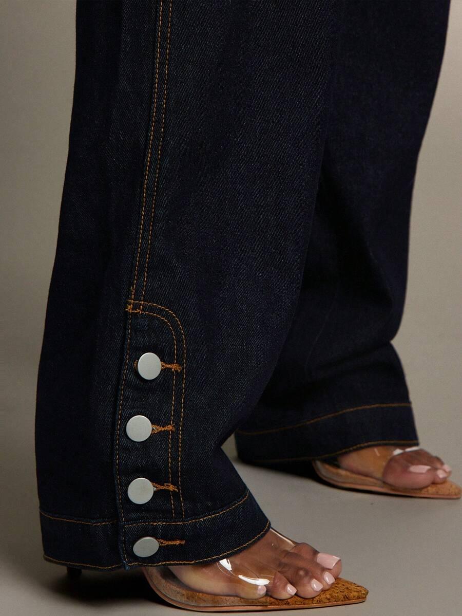 spodnie prosta nogawka jeans