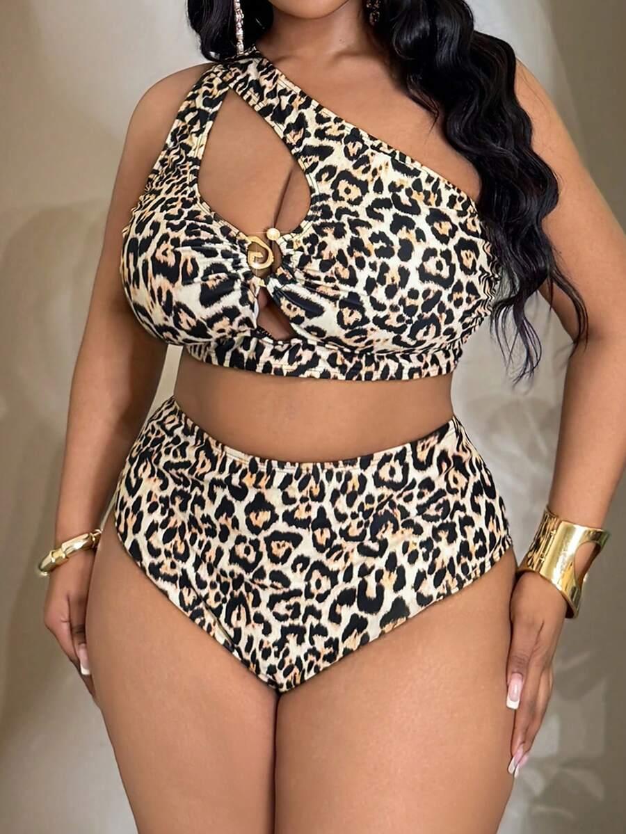 DWUCZĘŚCIOWY STRÓJ KĄPIELOWY ANIMAL PRINT