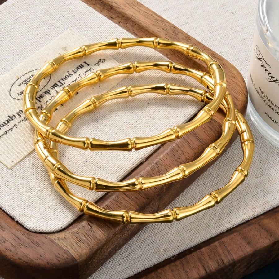 złota bransoletka 3-pack