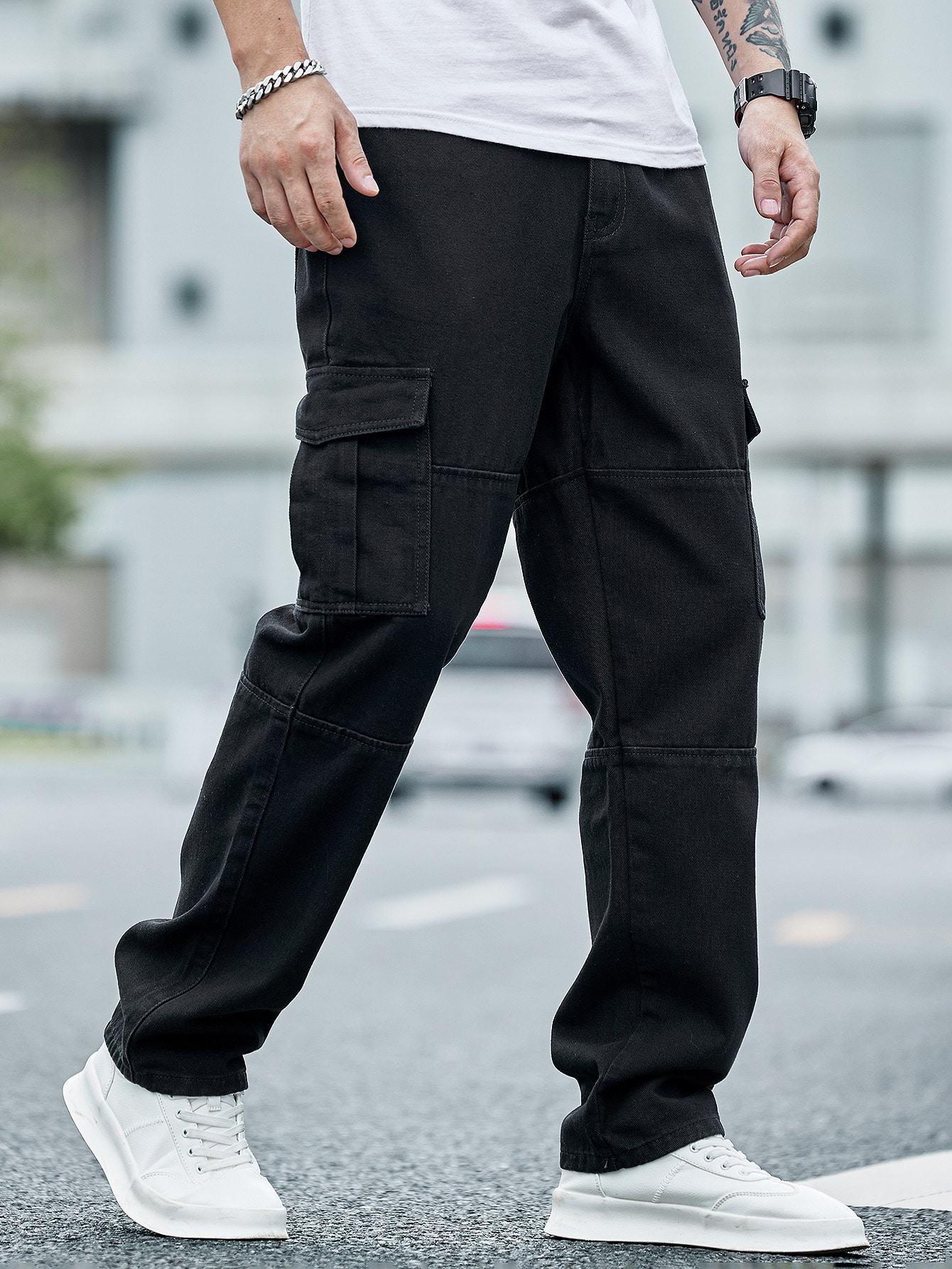 PROSTE SPODNIE JEANS KIESZENIE