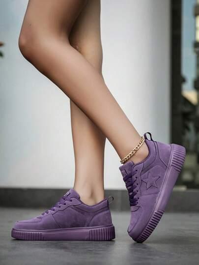 FIOLETOWE BUTY SPORTOWE 
