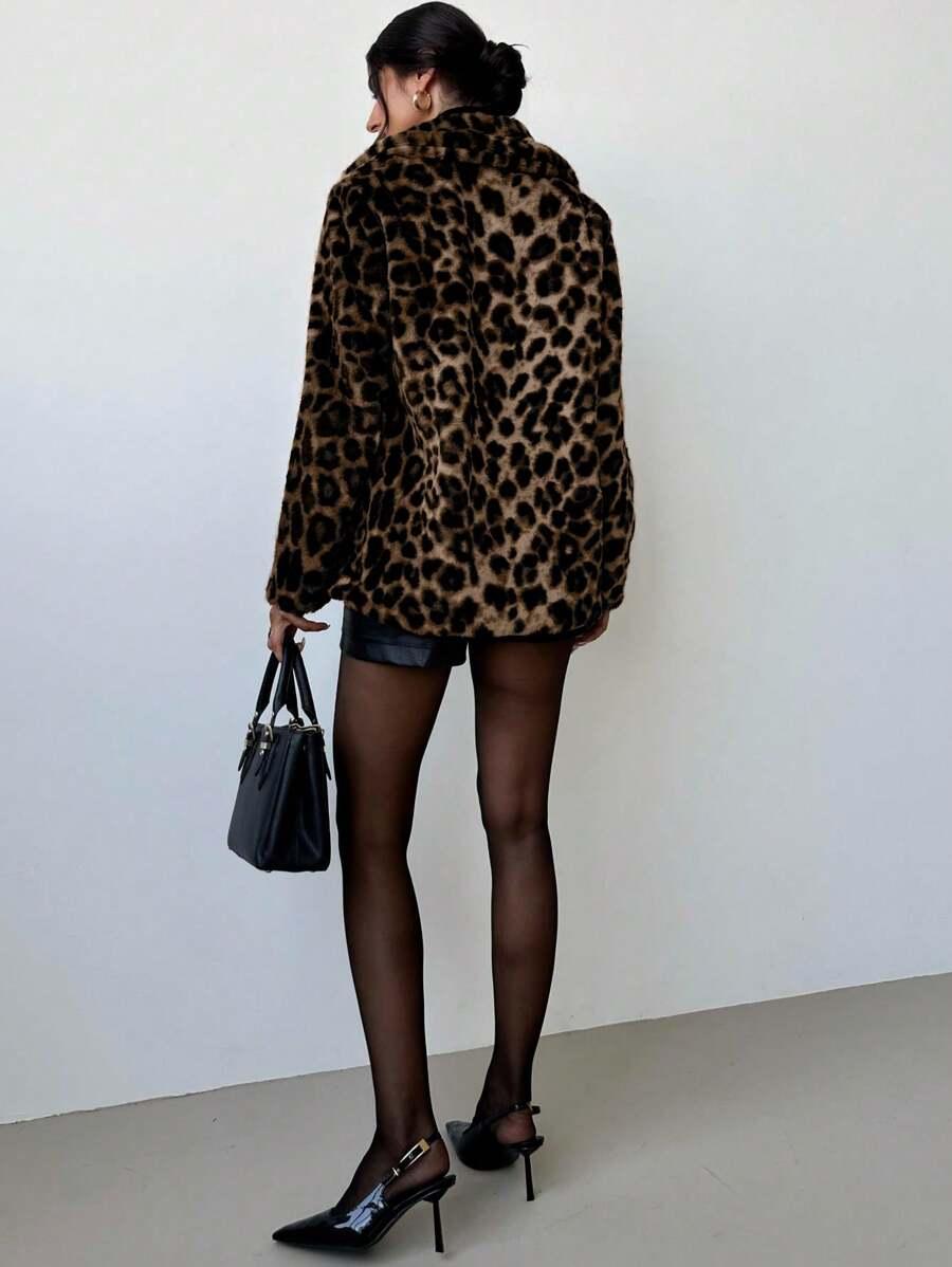 płaszcz animal print
