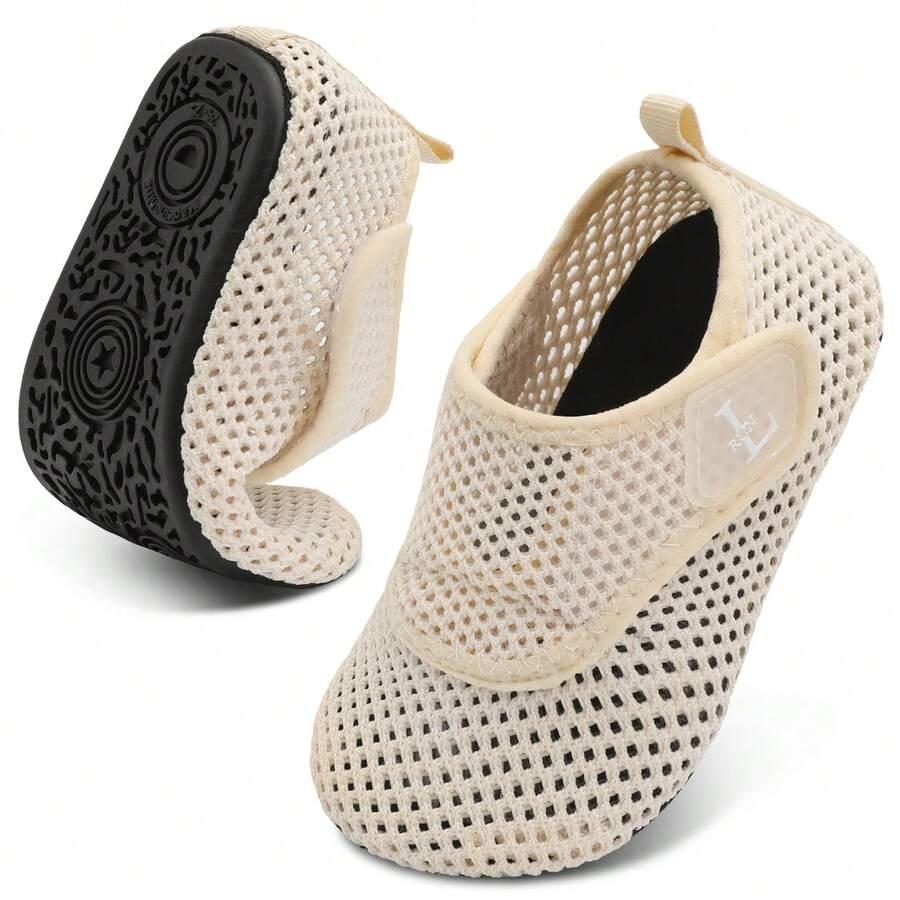 kremowe buty siateczka