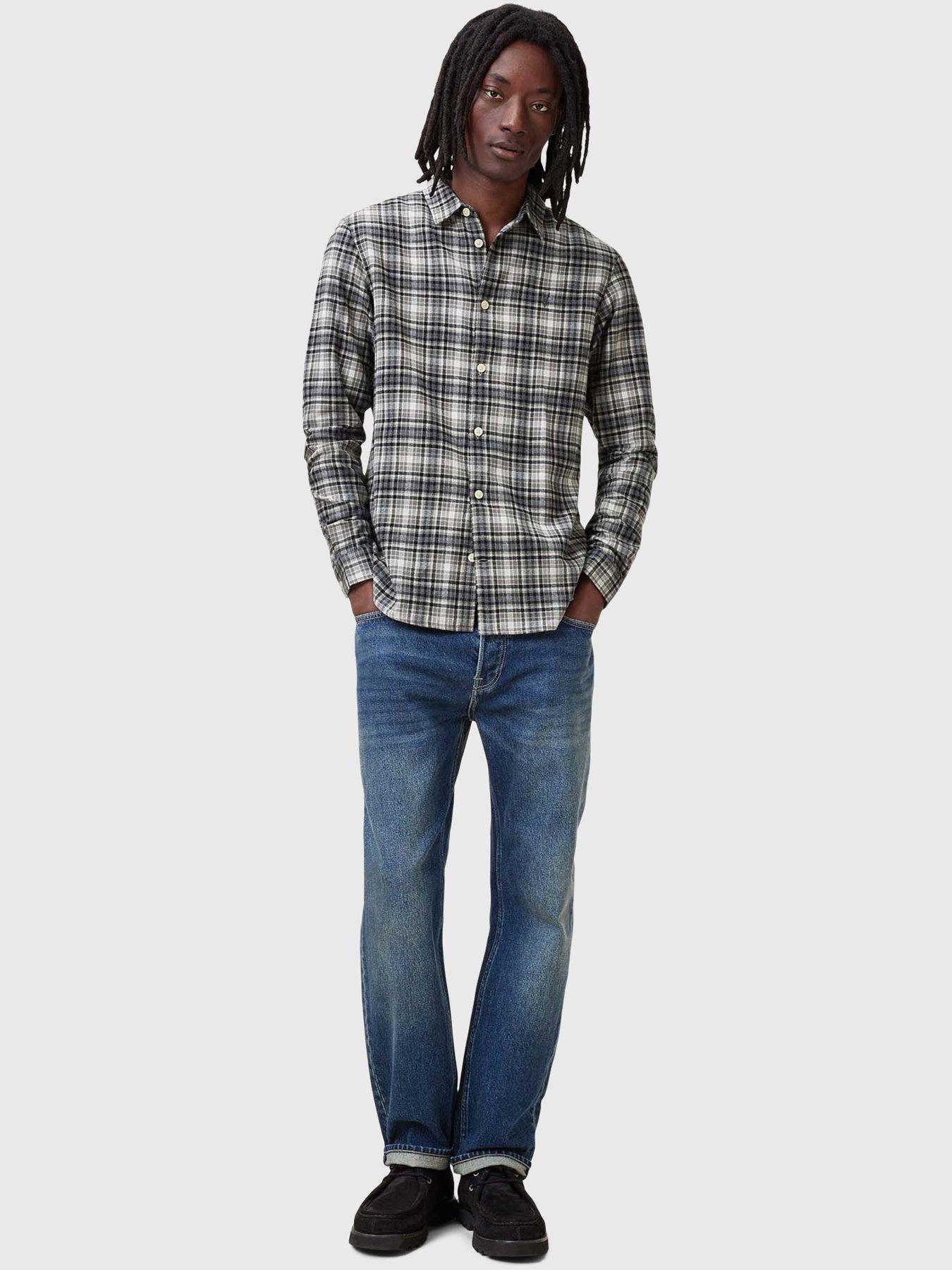 ALLSAINTS MĘSKA KOSZULA W KRATKĘ M021SC