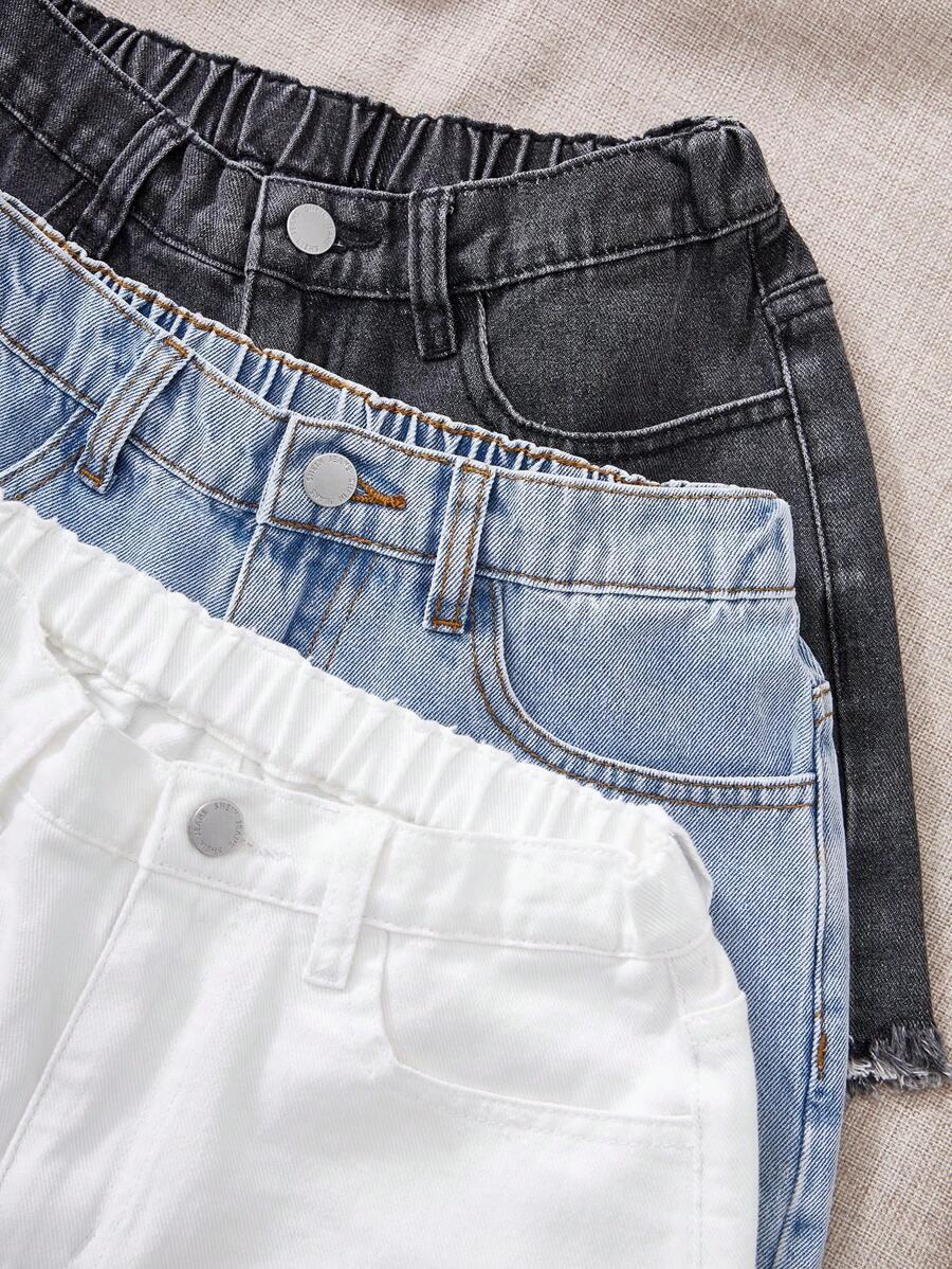 czarne spodenki jeans