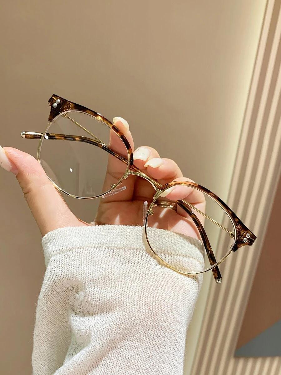 okulary zerówki animal print