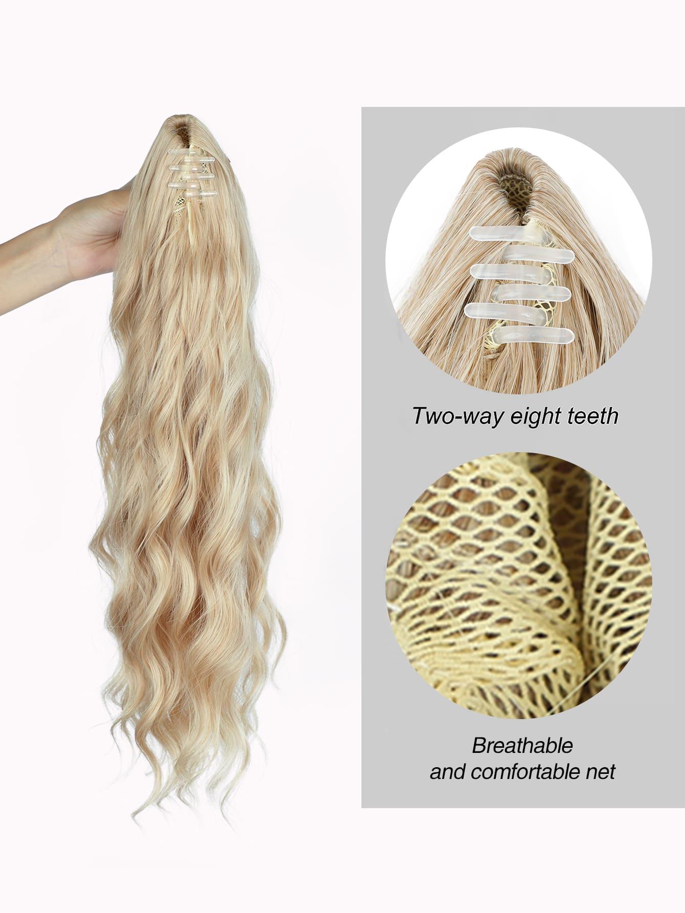 BLOND KUCYK WŁOSY SYNTETYCZNE