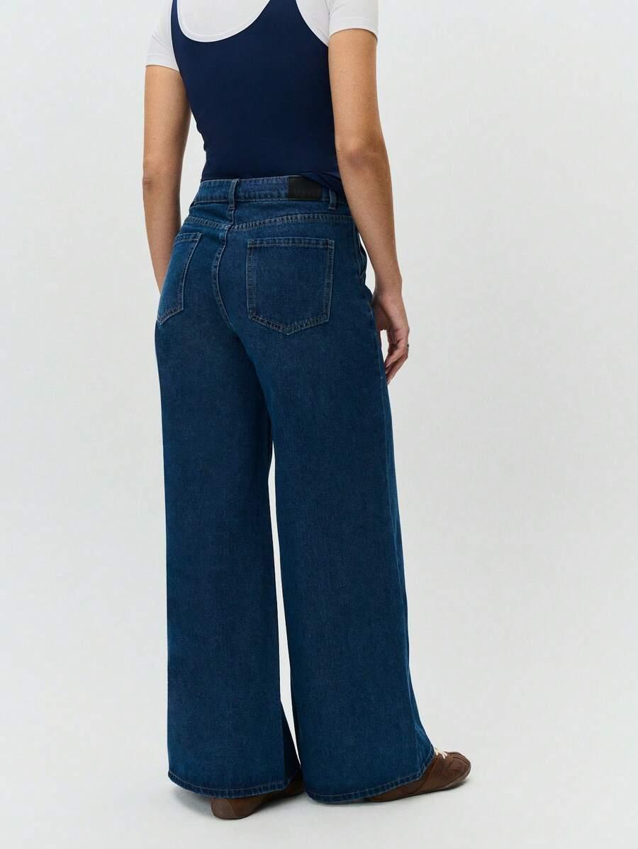 NIEBIESKIE SPODNIE JEANS