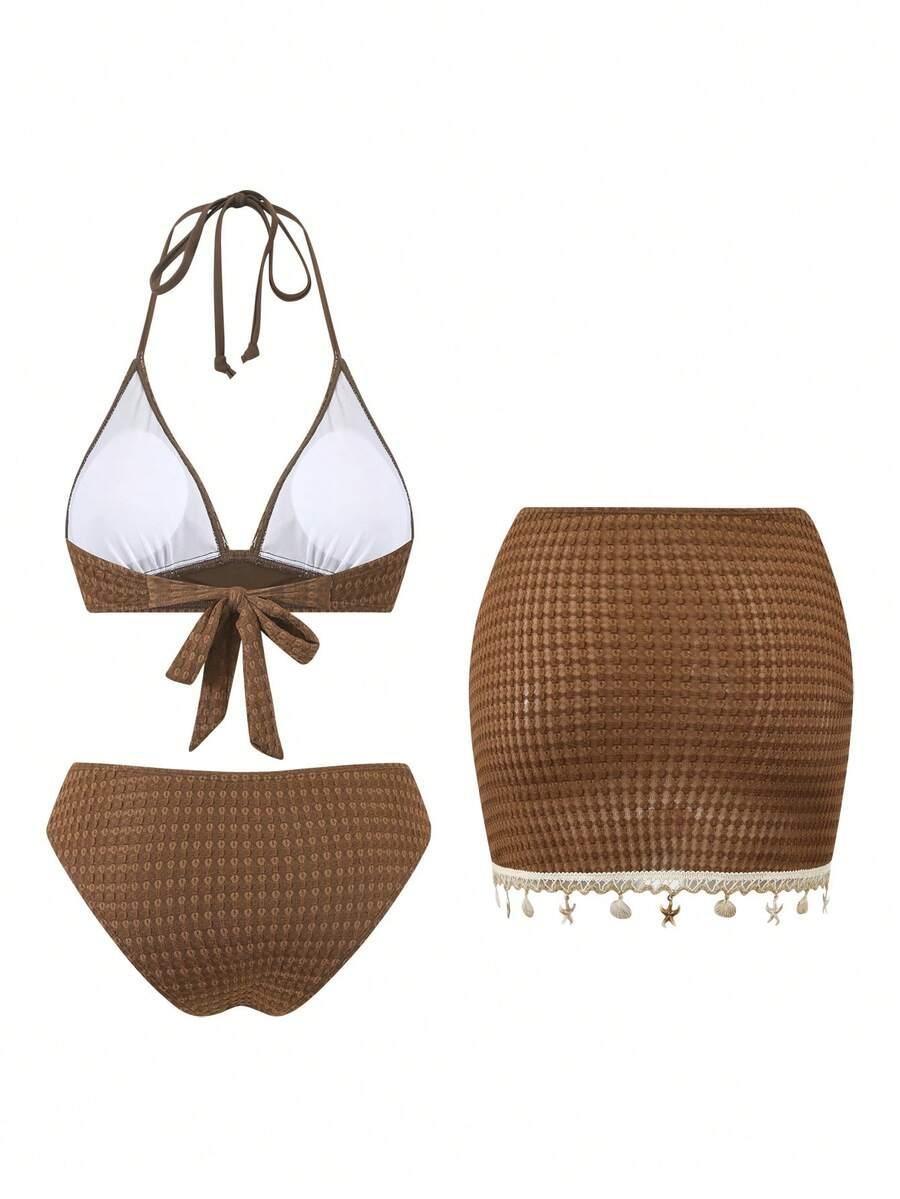 BIKINI DWUCZĘŚCIOWE ZE SPÓDNICĄ