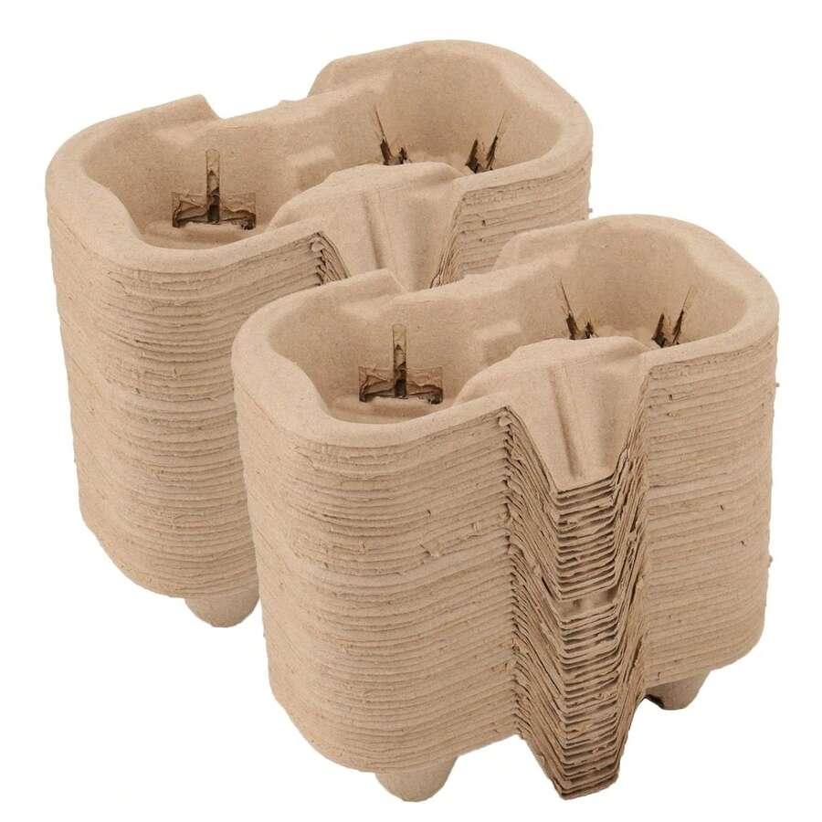 Uchwyt papierowy na 2 kubki 50-pack