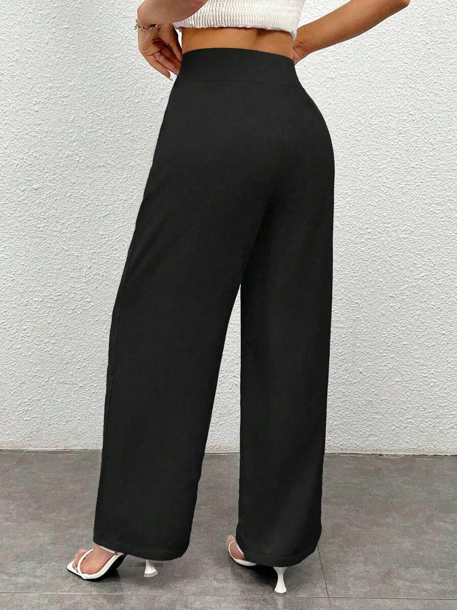 czarne spodnie casual