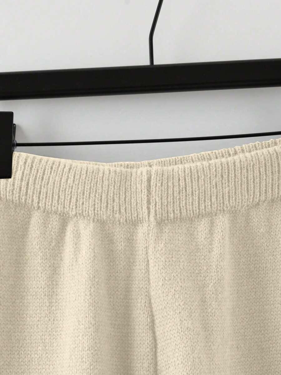 komplet sweter spodnie