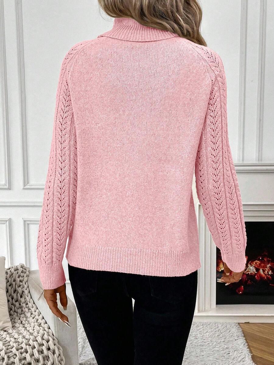 RÓŻOWY SWETER GOLF