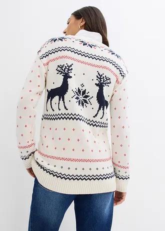 SWETER Z ZIMOWYM MOTYWEM