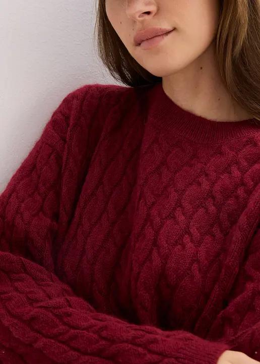 SWETER W WARKOCZE