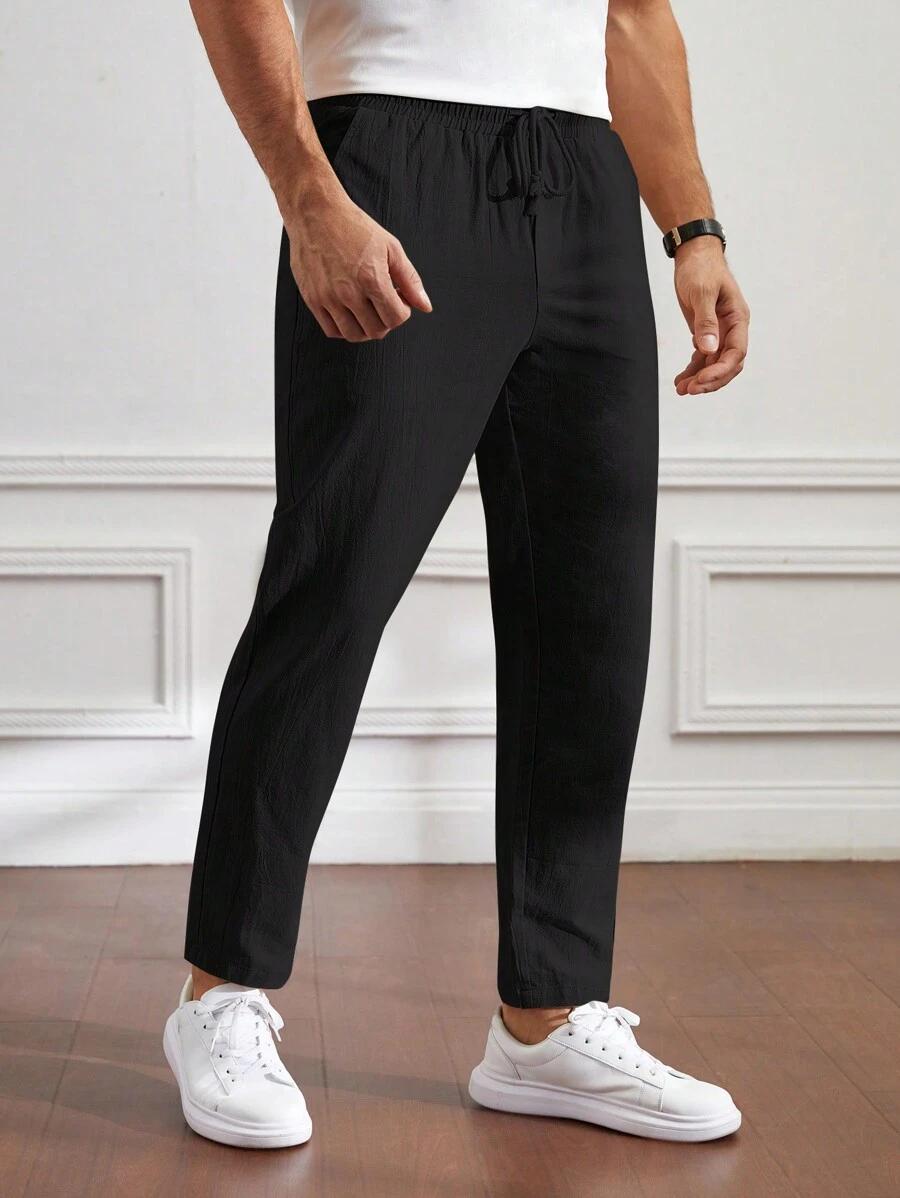 CZARNE SPODNIE CASUAL