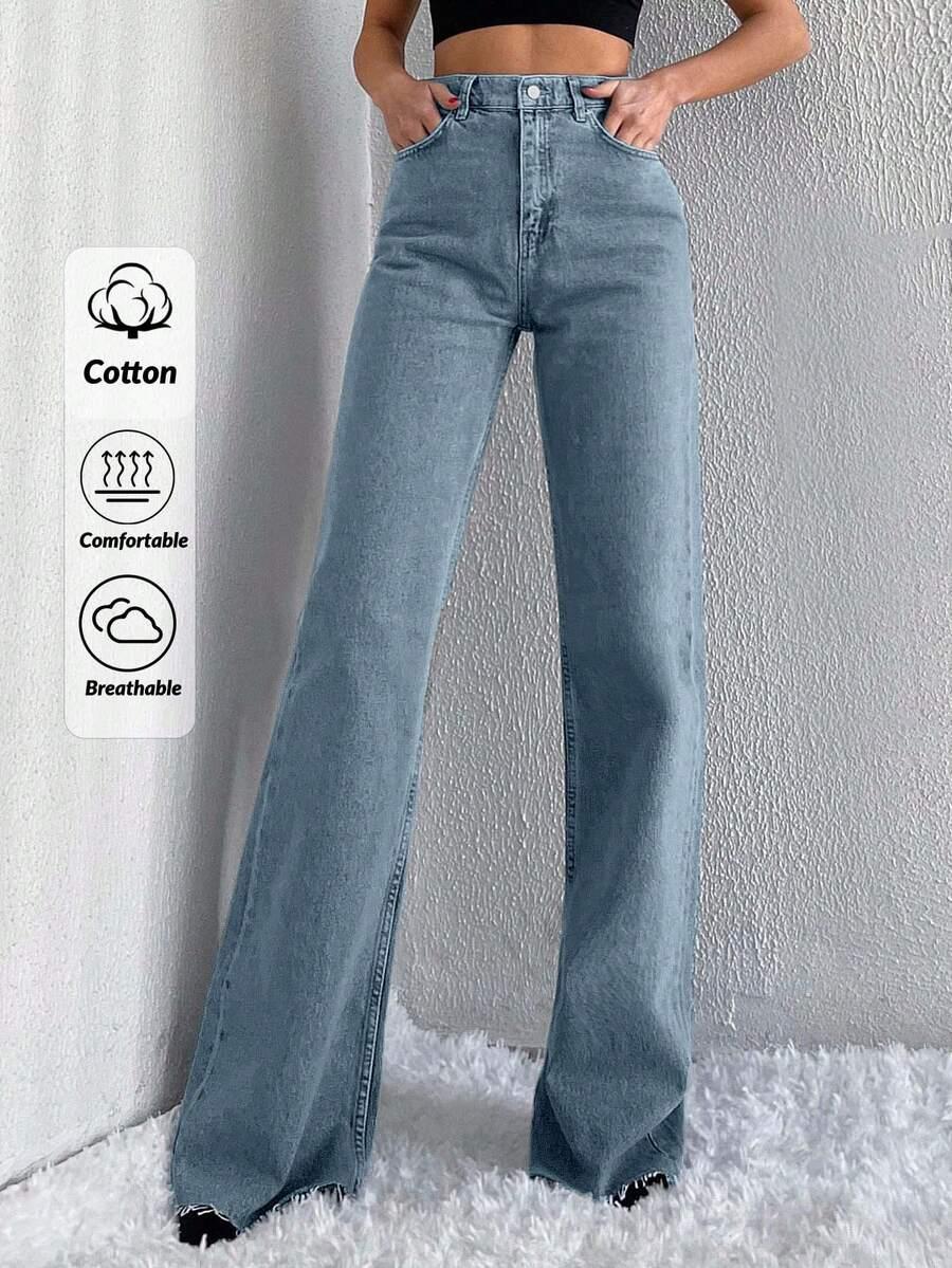NIEBIESKIE SPODNIE JEANS