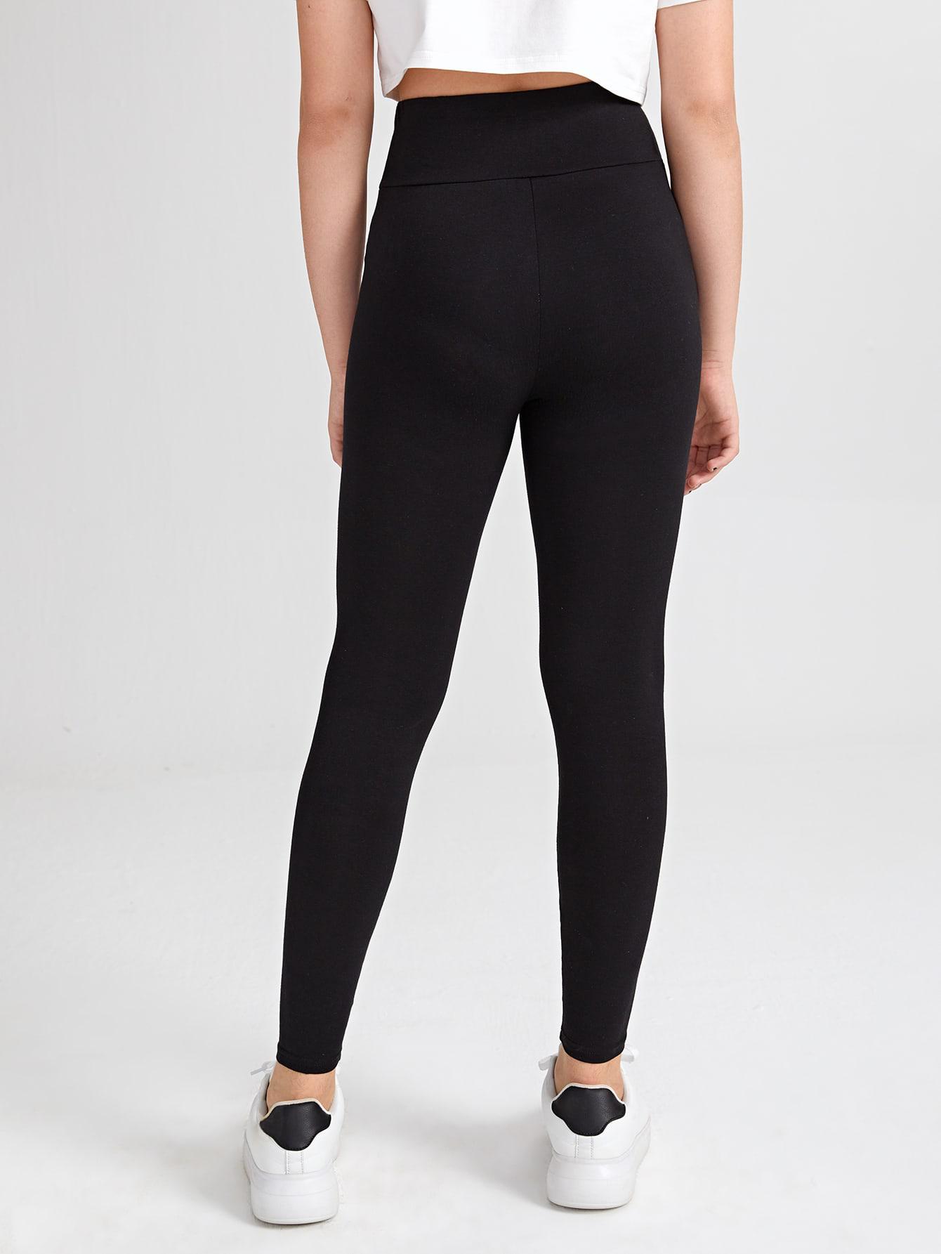 CZARNE KLASYCZNE LEGGINSY