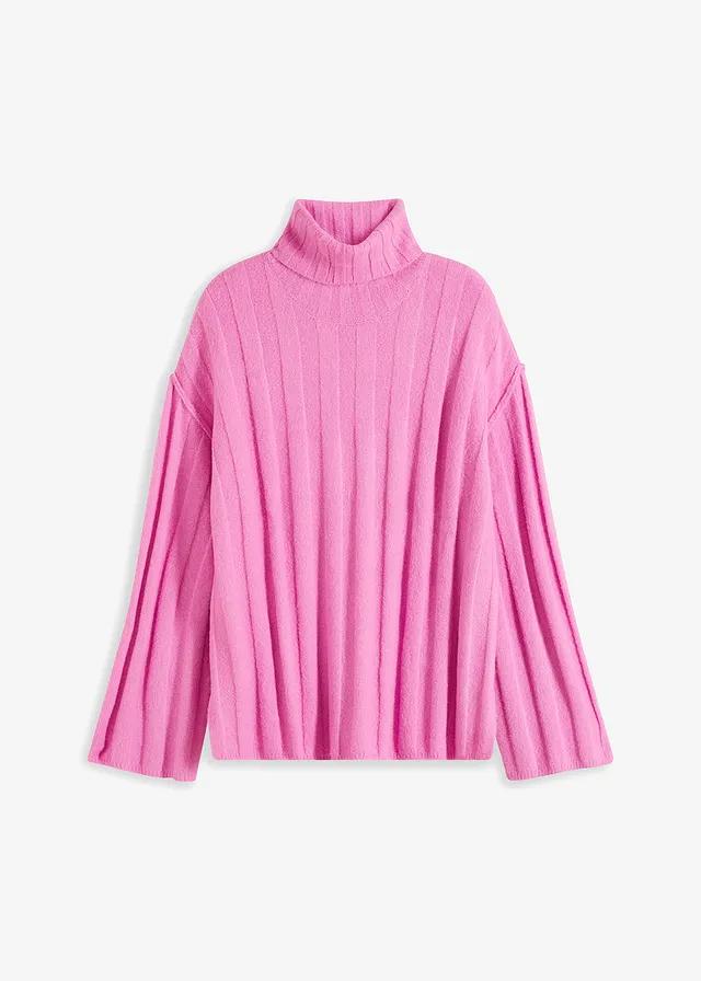 RÓŻOWY SWETER GOLF