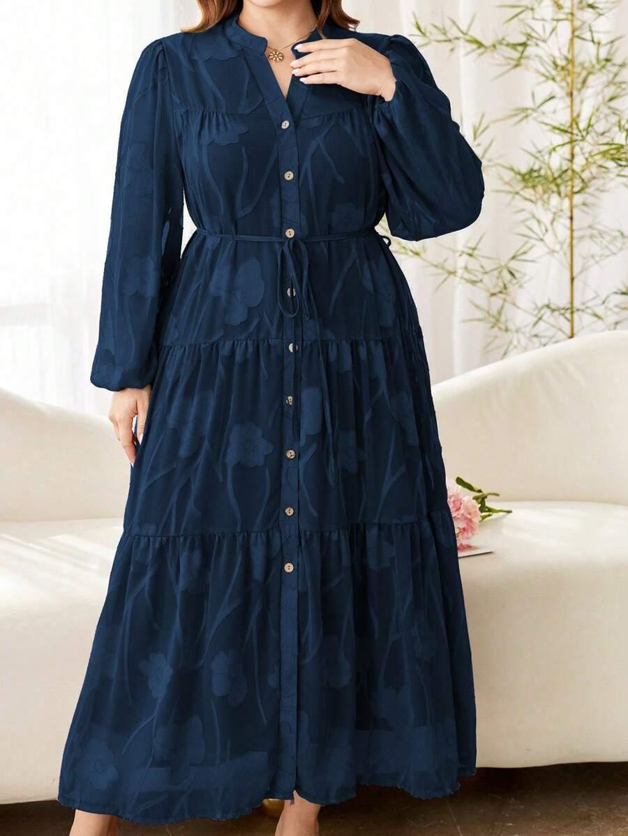niebieska maxi sukienka