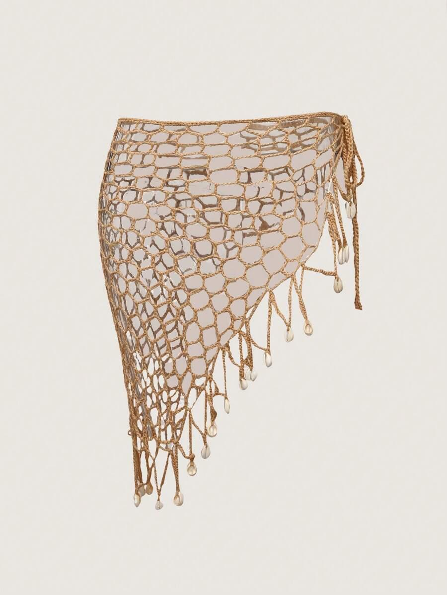 AŻUROWY SARONG MUSZELKI 