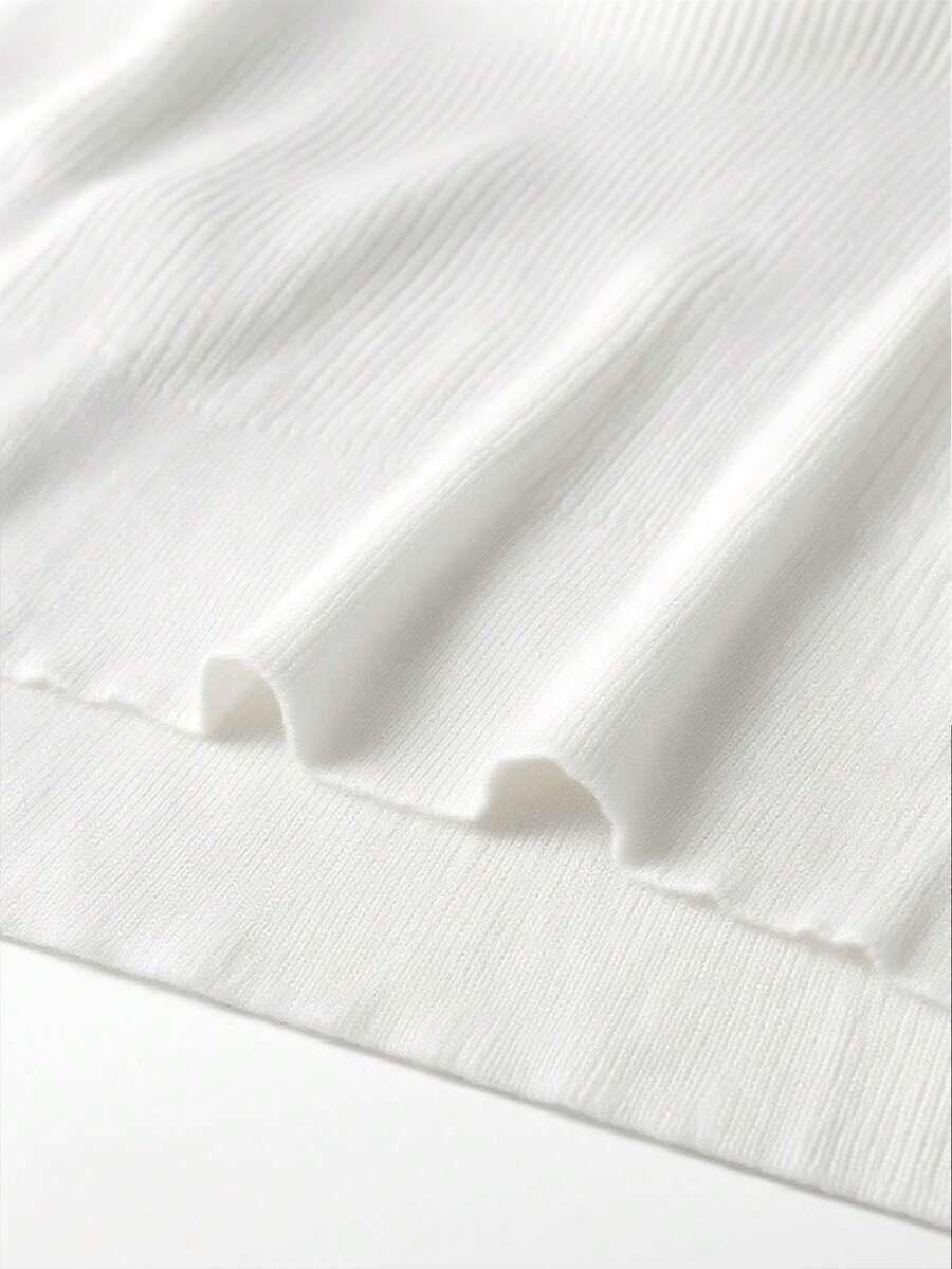 BIAŁY SWETER PRĄŻKI