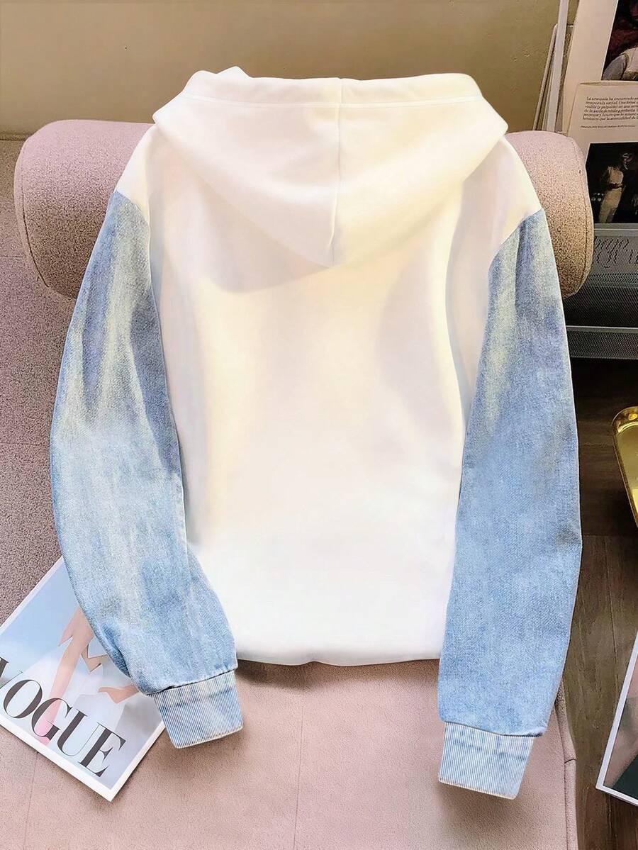 bluza długi rękaw kaptur 