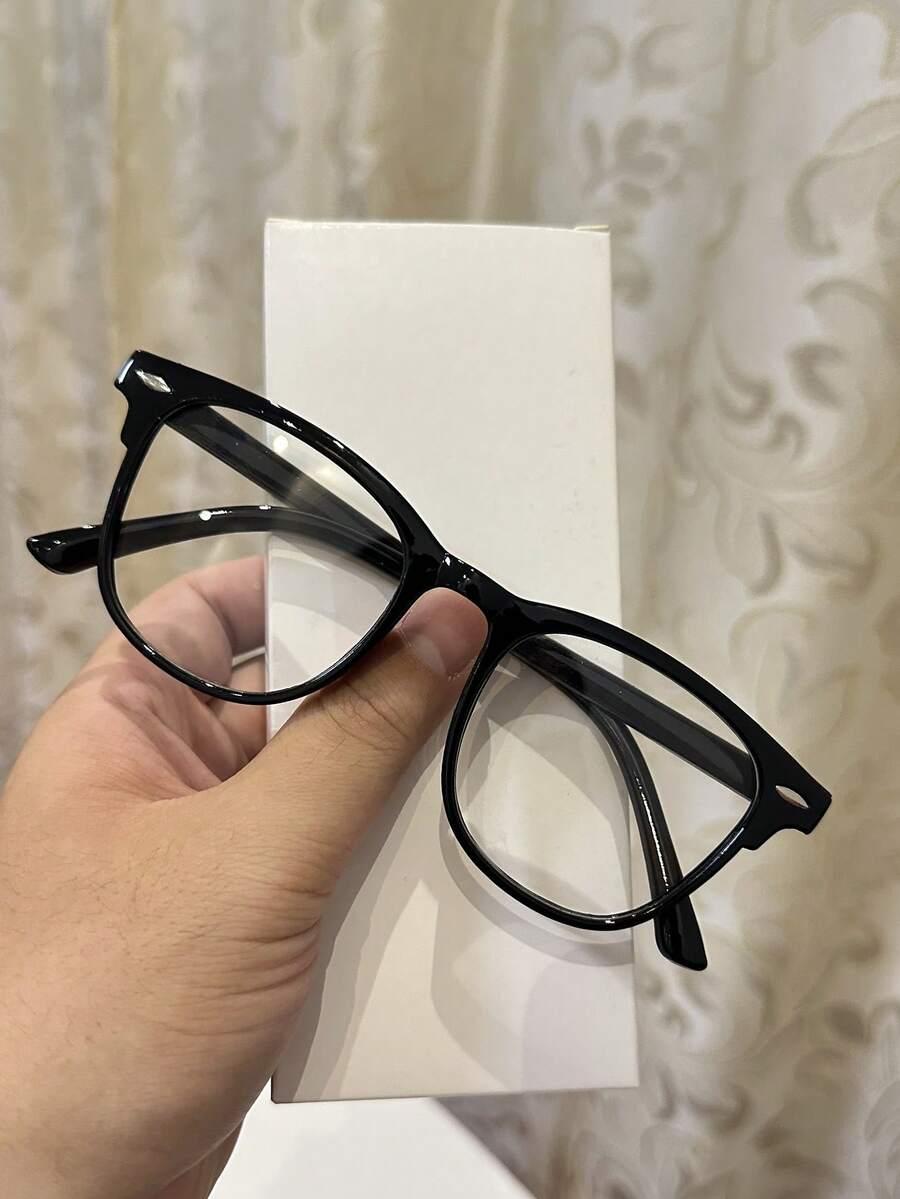 CZARNE OKULARY ZERÓWKI 